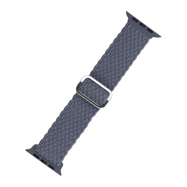 Elastic Braided Nylon Watch Strap - Navy Blue - 42/44/45/49 mm