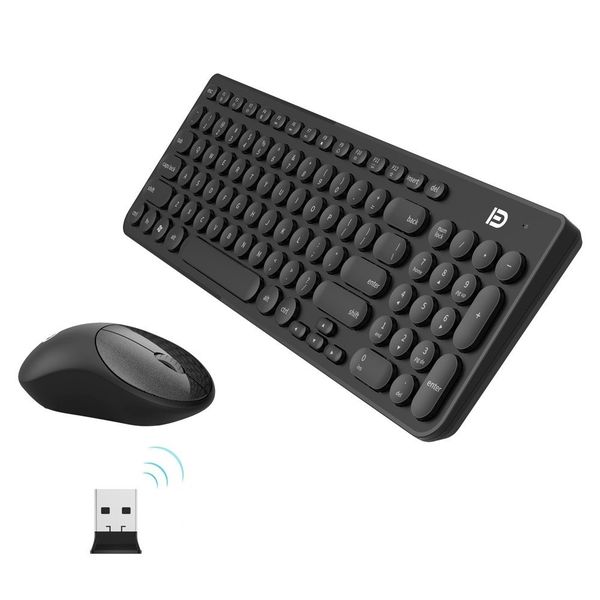 Wireless Keyboard &amp; Mouse Combo 6630 Black