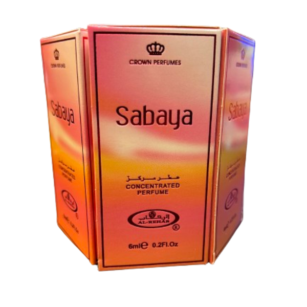 6 x 6ml Al-Rehab Sabaya Roll On Attar Concentrated Perfume Oil