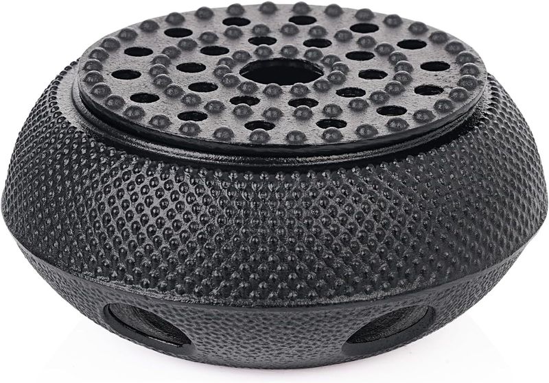 Cast Iron Teapot Warmer with Tealight Candle Base