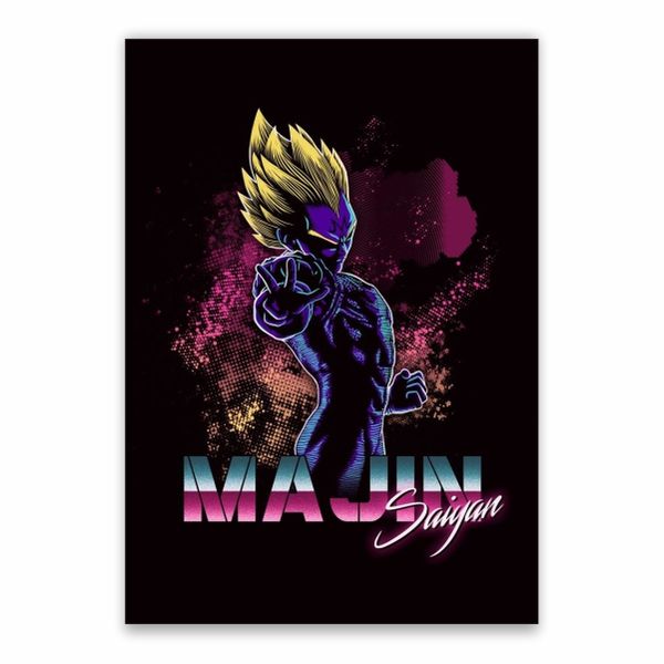 Saiyan Majin Poster - A1