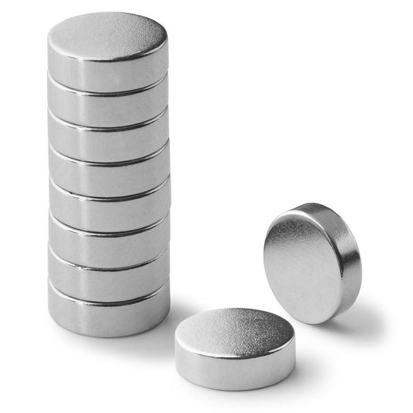 N38 Neodymium Disc Magnets - 3mm x 1mm - Pack of 10