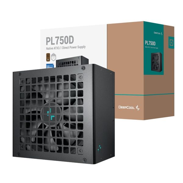 DeepCool PL750D 750W 80 Plus Bronze ATX3.1 Non-Modular Power Supply