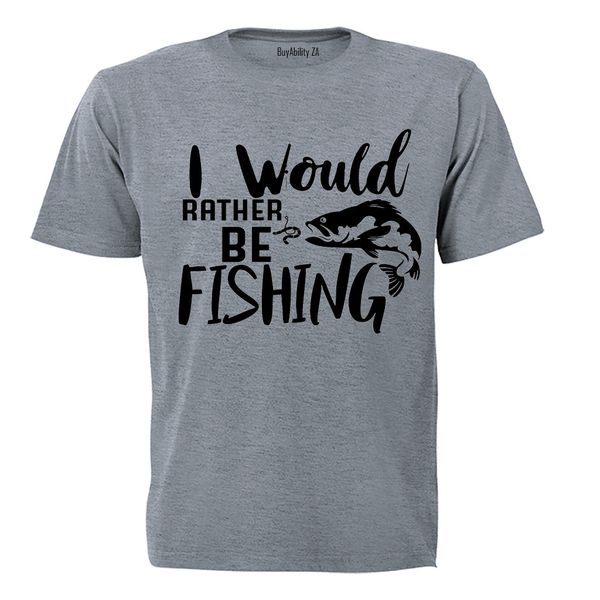 I Would Rather Be Fishing - Kids T-Shirt