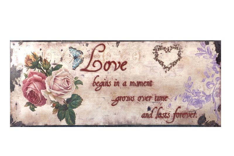 Metal Hanging Plague Love