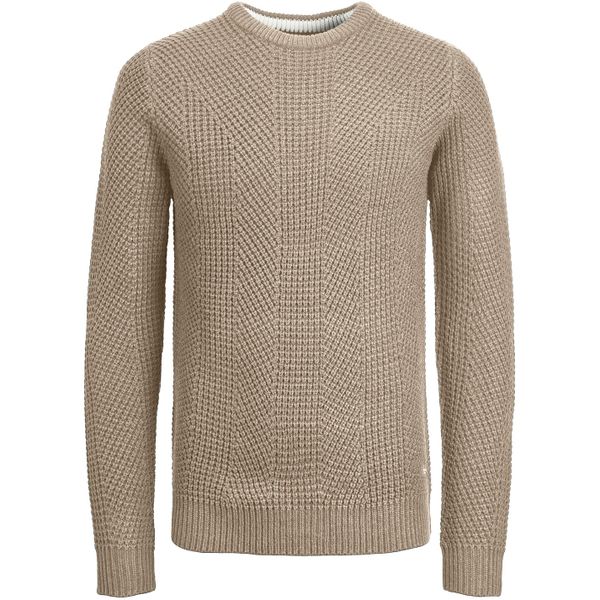 Mens Jack and Jones Stanford Knit Sn24 - Crockery (Parallel Import)