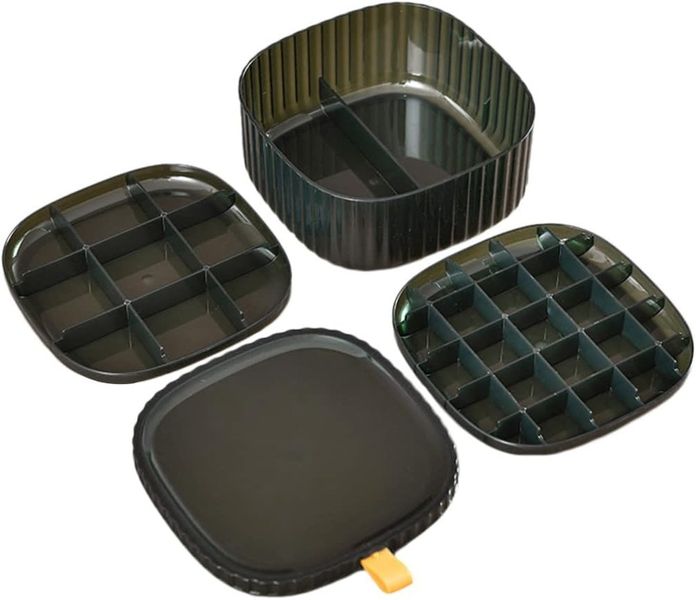 Jewelry Storage Box 3 Layer - Green