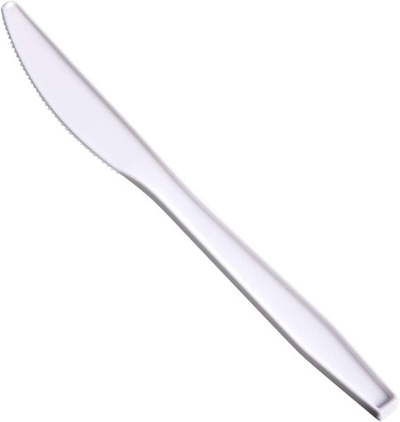 Disposable Plastic Knives - 250 Pack