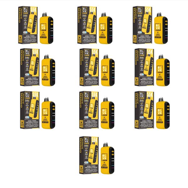 BLVK Ultra 55k Disposable Vape - Juicy Mango (Pack of 10)