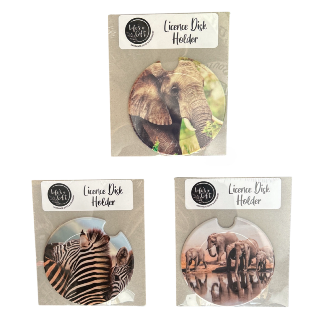 License Disk Holders with Wild Animals Shop Today. Get it Tomorrow