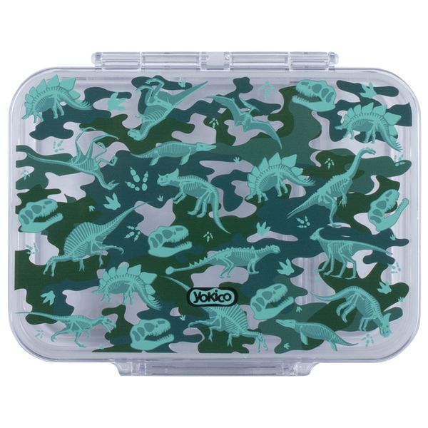Dino Camo Clear Bento Box