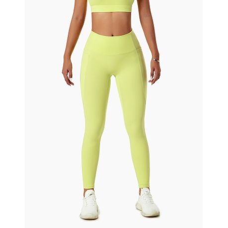 Ladies Active Wear Tights - Gym Yoga Leggings with Pockets - Lime, Shop  Today. Get it Tomorrow!