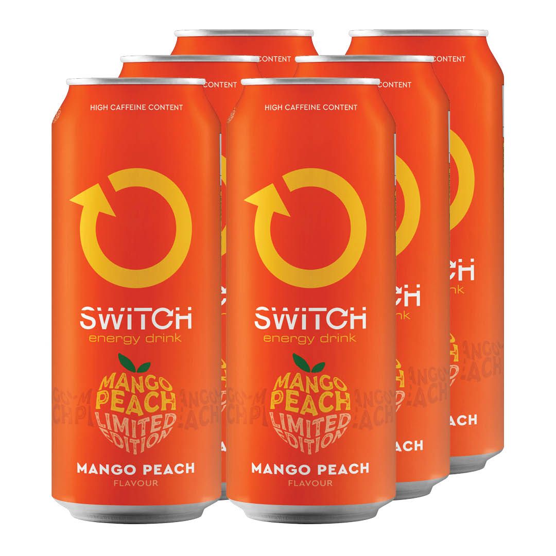 Switch Energy Drink Mango & Peach ( 6 x 500ml ) | Shop Today. Get