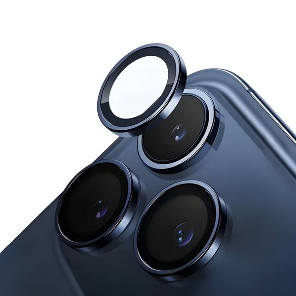Individual Blue Camera Lens Protector Compatible with iPhone 17 Pro/Pro Max