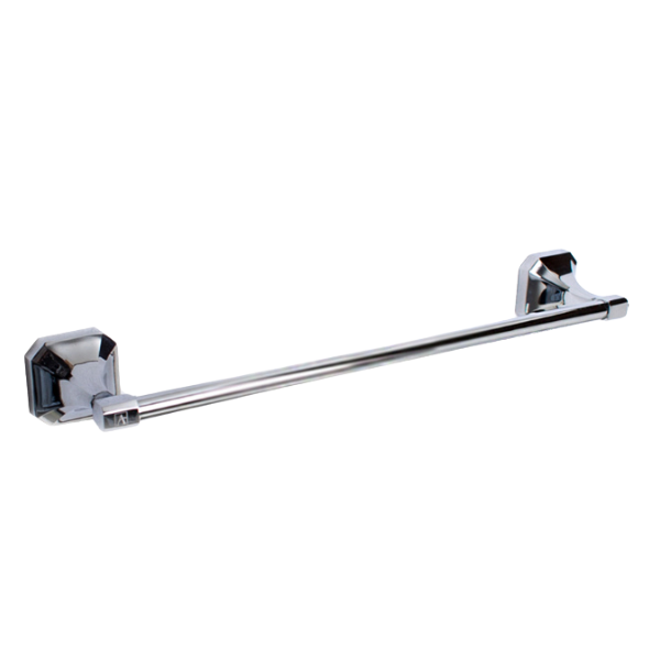 Kirk Aqua Coral Hand Towel Rail - Made From Zinc in a Chrome Plated Finish