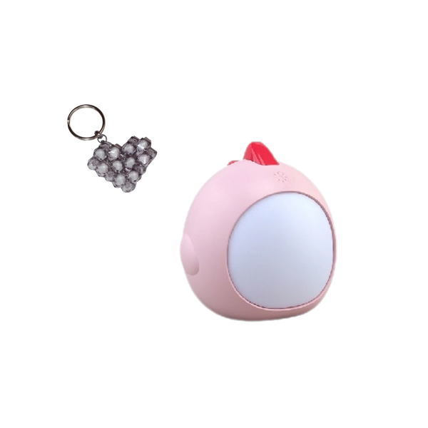 AB-XY21 Rechargeable 3 White Light Modes Night Light and Handmade Keyholder