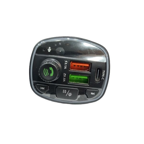 Bluetooth Wireless FM Transmitter With 7 Led Colors