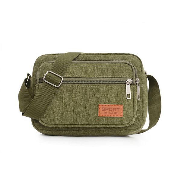 Casual Tote Travel Men's Crossbody Bag-Green