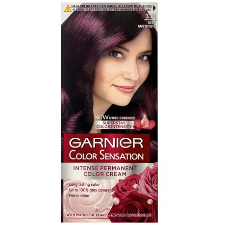 Garnier Colour Sensation Hair Colour Dye  Deep Amethyst | Buy Online in  South Africa 