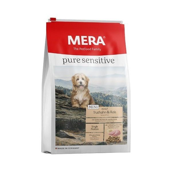 Mera Dog Pure Sens Turkey &amp; Rice Mini 4kg
