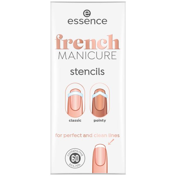 essence french MANICURE stencils 01