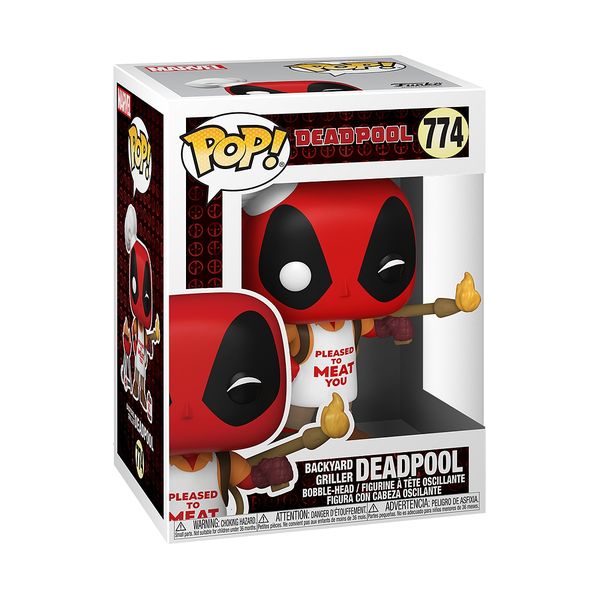 Funko Pop!:Deadpool-Backyard Griller Deadpool