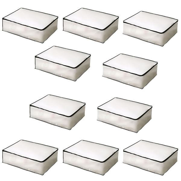 10-Piece 80x45x15cm PVA Multi-Purpose Household Storage Bag F49-8-1201-5