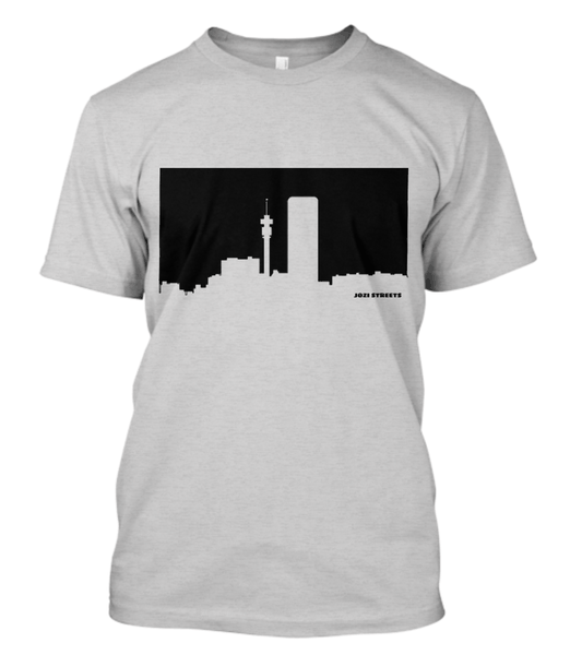 Jozi Streets T-Shirt Cloud Grey – Black