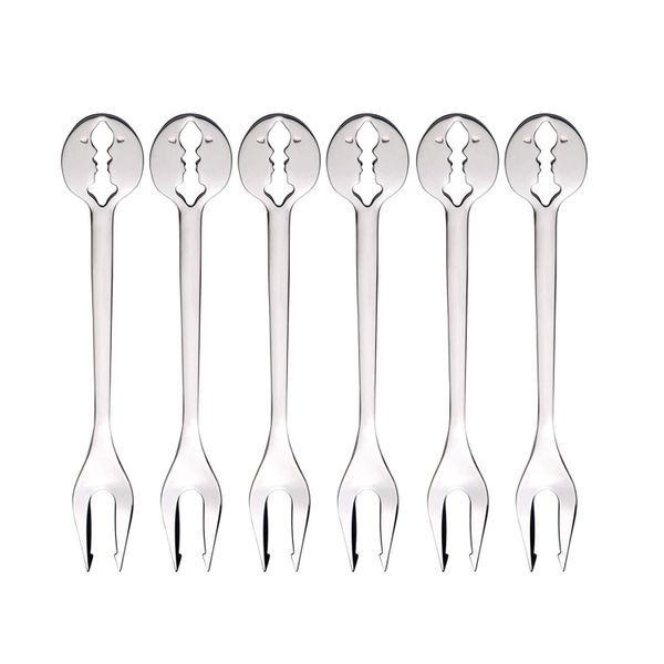 Bugatti Silver Stainless Steel Part Fork 6 Piece Set
