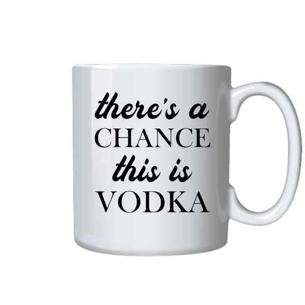 Vodka Drinking Coffee Mug - Gift Idea for Drinkers, Birthday, Christmas