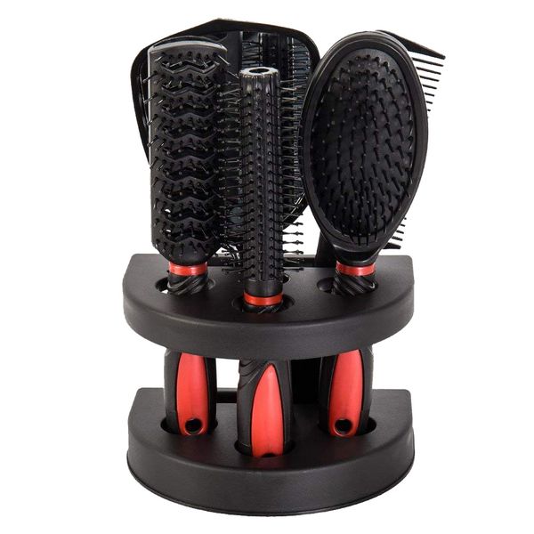 Hair Brush and Comb Set for Women &amp; Men - 5 Pieces