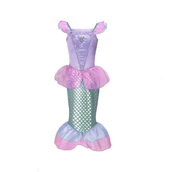 Mermaid Dress Aqua and Purple