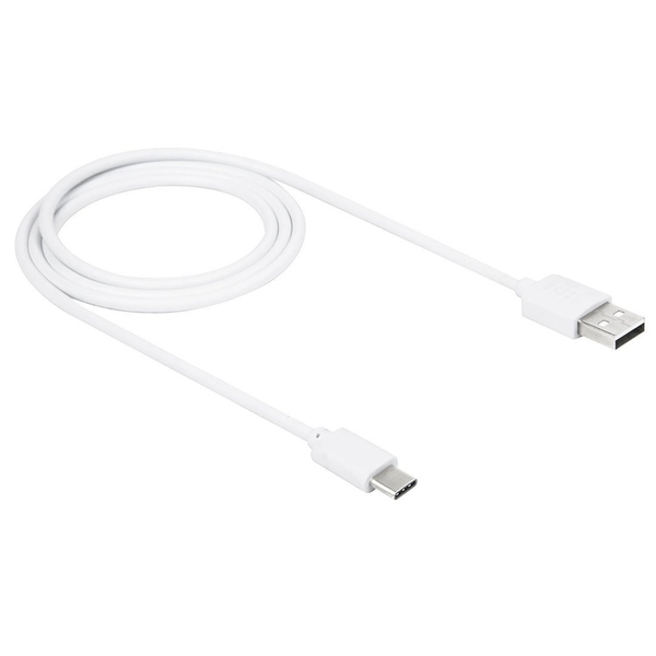 iLite 1 Meter USB-TYPE C Charging and Data Sync Cable - White