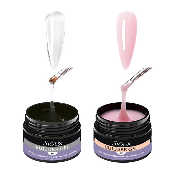 Sioux Builder Gel - Nail Extension, Sculpting &amp; Strengthening Gel 15g
