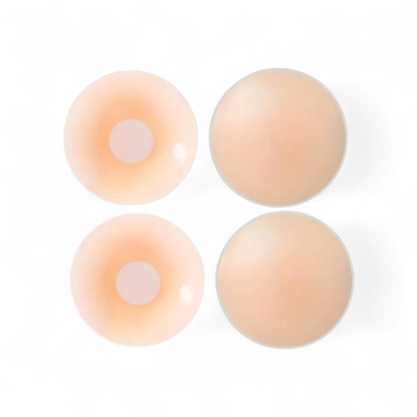 4 Pack Nude Silicone Nipple Covers Seamless Adhesive Bra Pads