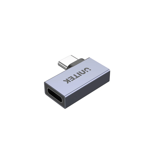 Unitek A1040GY | 240W 8K @60Hz USB4.0 90 L-Shape Angled Adapter