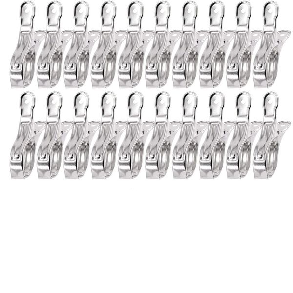 20Pcs Stainless Steel Greenhouse Clamps Garden Clips Greenhouse Clips