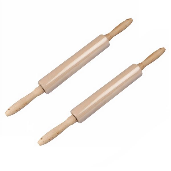 Wooden Rolling Pin 50cm (Set of 2)