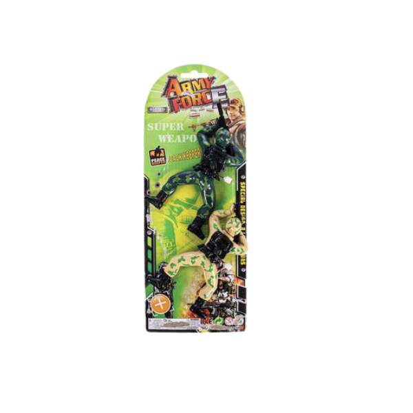 Army Force- Crawling Soldier Play Set 2 Piece x1