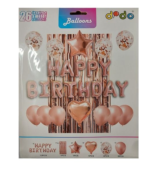 Happy Birthday Foil Balloons