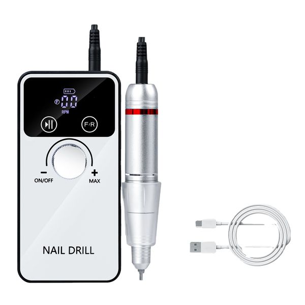 Professional Rechargeable Cuticle Remover Nail Drill Polisher Machine