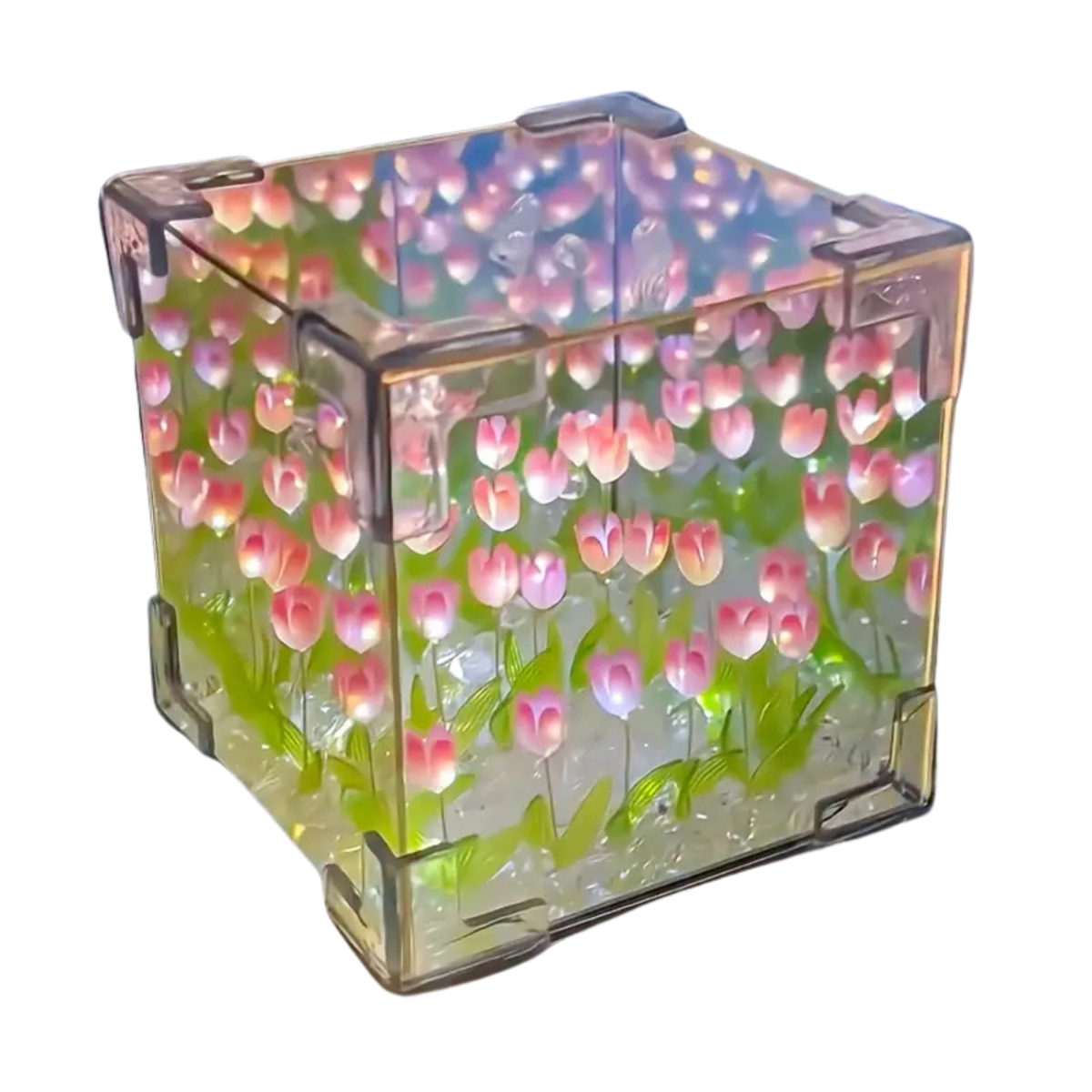 Tulip 3D Stereo Flower Sea Night Light