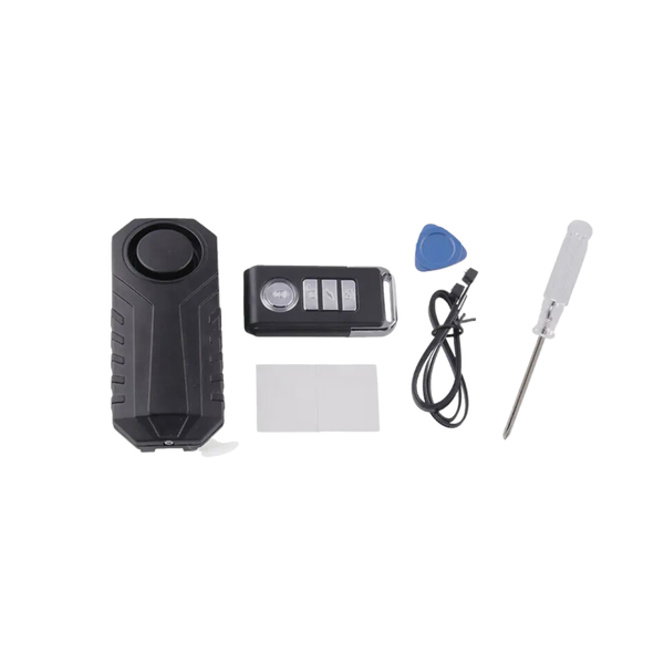 Cycling Anti-Theft Wireless Alarm/ Vibration Motion Sensor &amp; Remote