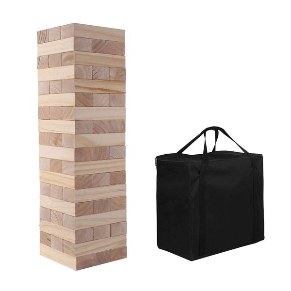 Stacks to 120cm Super large Games Giant Tumble Tower Jumbo Tumbling Timber