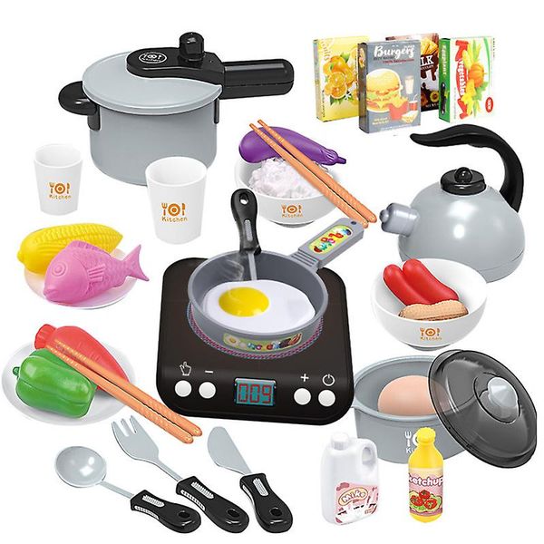 Kitchen Pretend Playset Cookware Playset 36 Piece B4325