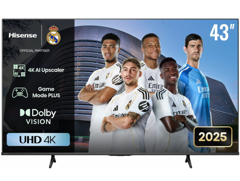 Hisense 43 Inch A6Q UHD Smart LED TV