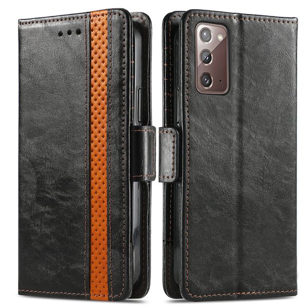 Leather Case Compatible With Samsung Galaxy Note 20 Flip Wallet Cover