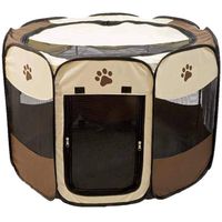 Fold up dog pen best sale