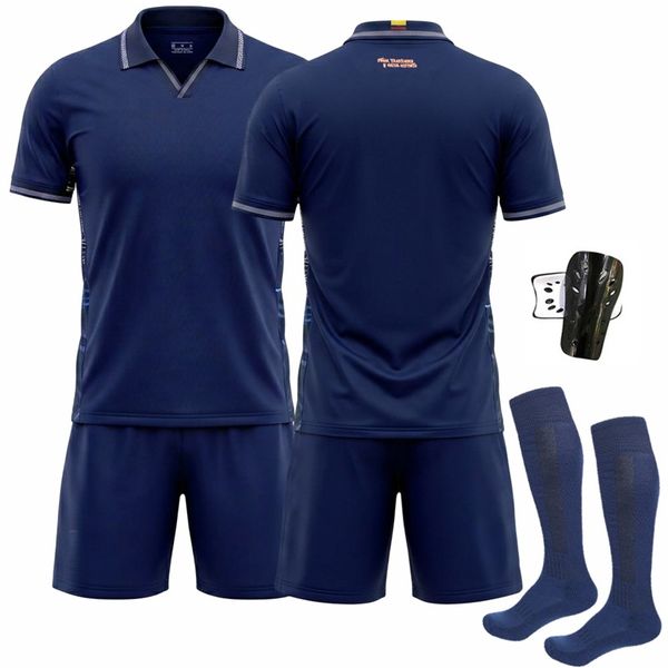 4 Pieces Kid Boys Soccer Football Jersey Set - Blue - Ecuador Style A