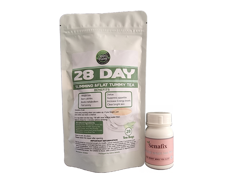 Senafix Nuts For Cleansing &amp; Weight Loss and 28 Day Fat burning tea
